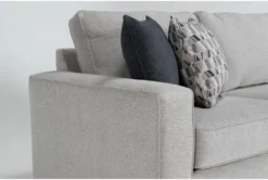 Monterey Beach 86" 4 Piece Sofa, Loveseat, Chair & Ottoman Set -Living Room Furniture Shop 322810 beige fabric living room set detail 45