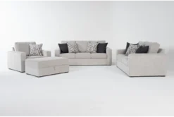 Monterey Beach 86" 4 Piece Sofa, Loveseat, Chair & Ottoman Set