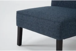 Rosie Denim Accent Chairs, Set Of 2 -Living Room Furniture Shop 323454 blue fabric accent chair detail 45