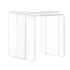 Acrylic Nesting Tables Set Of 2