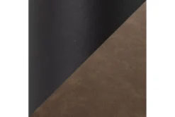 44" Brown Faux Leather High Back Bench + Black Steel Legs -Living Room Furniture Shop 326542 brown faux leather bench material 76