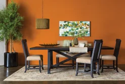 Jaxon 45" Upholstered High-Back Bench -Living Room Furniture Shop 77095 9