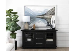 Jaxon 65" Sideboard -Living Room Furniture Shop 77097 black wood buffet room 41