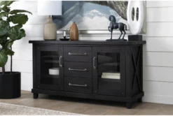 Jaxon 65" Sideboard -Living Room Furniture Shop 77097 black wood buffet room 42