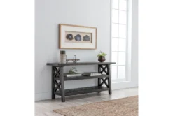 Jaxon Console Table -Living Room Furniture Shop 92041 black wood sofa table room 08