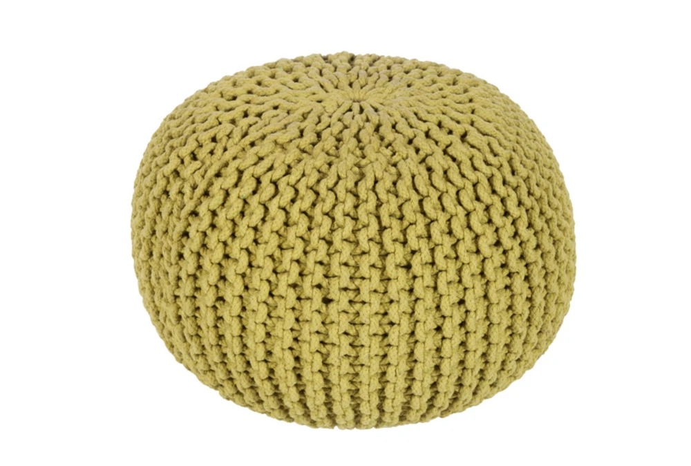 Pouf-Cabled Moss 1 Pouf-Cabled Moss