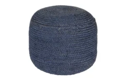 Pouf- Navy Jute