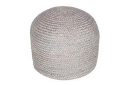 Pouf- Grey Jute