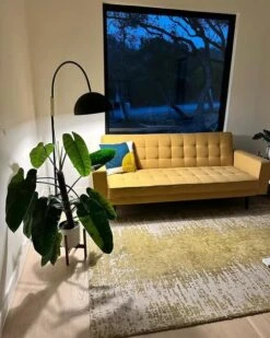 Petula II Mustard 85" Convertible Sofa Bed -Living Room Furniture Shop normal 32