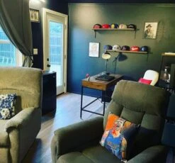 Nerviano Grey Wallaway Recliner -Living Room Furniture Shop normal 35