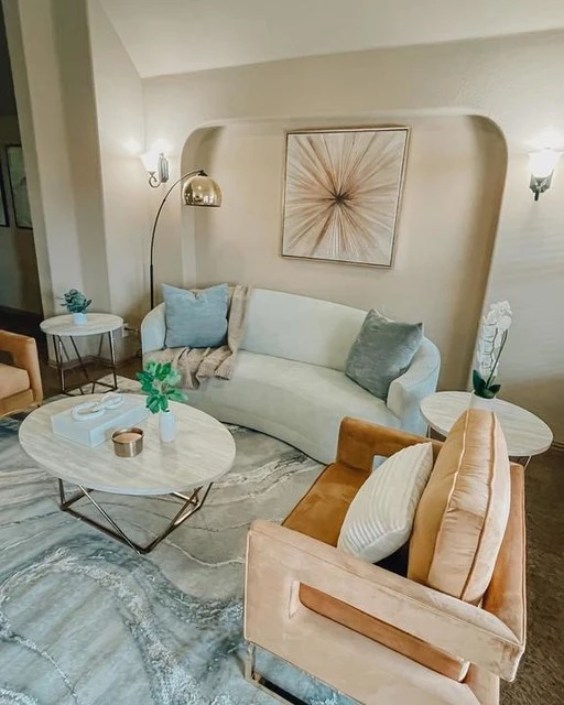 Evelyn Cognac Velvet Accent Chair 7 Evelyn Cognac Velvet Accent Chair - Image 7