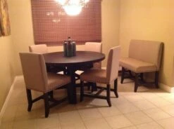 Jaxon 45" Upholstered High-Back Bench -Living Room Furniture Shop normal 54