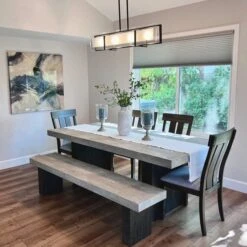 Titan 74" Dining Bench -Living Room Furniture Shop normal 55