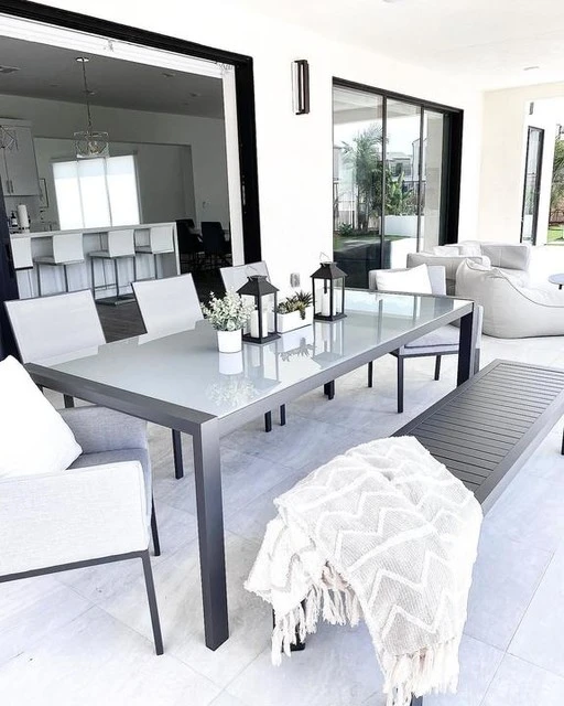 Ravelo Outdoor Dining Bench 14 Ravelo Outdoor Dining Bench - Image 14